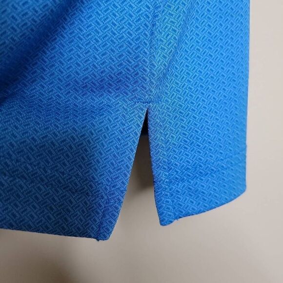 PGA Tour Golf Polo Short Sleeve Shirt Blue Large - Picture 8 of 14